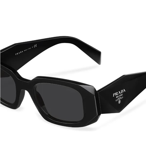 Prada Black Angular Sunglasses - Picture 3 of 8